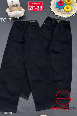 Джинсы для девочки широкие