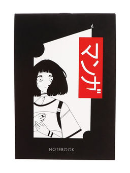 Цена за 20 шт. Блокнот А6, 24 листа в клетку на скрепке Анимэ, обложка мелованный картон, блок офсет, МИКС - Calligrata фото 5