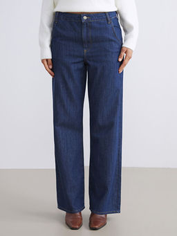 Straight Fit Kad?n Jean Pantolon