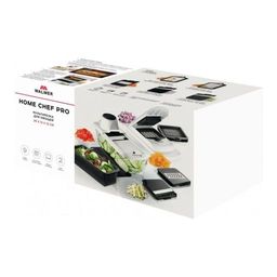 Овощерезка многофункциональная Walmer Home Chef Pro с контейнером для запекания, цвет черно-белый  фото 14