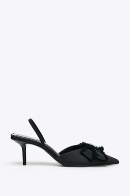 BOW SLINGBACK HEELS - Zara фото 9