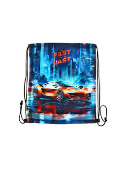 Мешок для обуви deVENTE на шнурке, с сеткой, принтом, размер 47×1×40 см, разноцветный