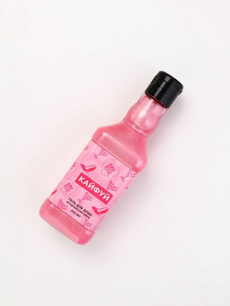 Подарочный набор ЧИСТОЕ СЧАСТЬЕ Для рожденной кайфовать: гель для душа виски 250 мл и мочалка для тела  фото 4