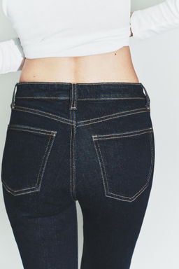 TRF CROPPED FLARE HIGH-WAIST JEANS - Zara фото 7