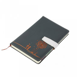 Ежедневник датированный 2025г 14,2х21см Одуванчик 112 листов, в линейку, сшитый внутренний блок, с закладкой, обложка ПВХ софт тач, отделочная строчка, тиснение золотом, цвет серый матовый, застежка на магните (Китай)