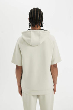 DeFactoFit Тканевая футболка Athlete Scuba Diver стандартной посадки с капюшоном  фото 6