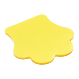 Цена за 4 шт. Блок-закладка с липким краем «Лапка», 45 мм × 45 мм, 50 листов, пластик, жёлтый
