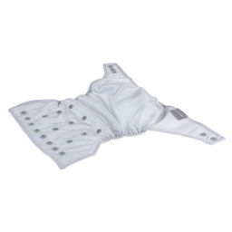 Многоразовый подгузник, флис, цвет светло серый - Крошка я фото 6