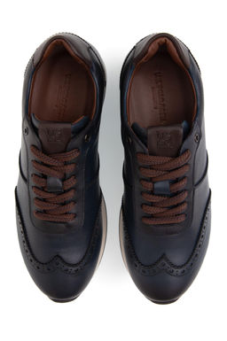 Erkek Lacivert Ayakkab_ Sepette S_rpriz _ndirim