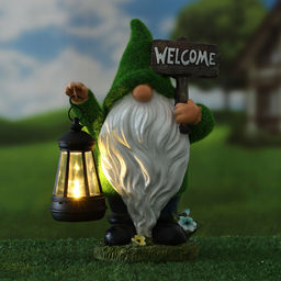 Садовый фонарь Гном Травянчик 9х15х25см - Take it easy фото 2