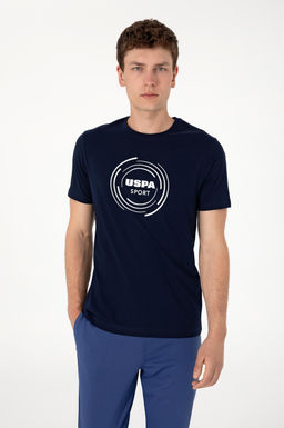 Erkek Regular Fit Bisiklet Yaka Lacivert Ti__rt Sepette S_rpriz _ndirim