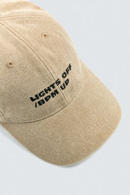 CONTRAST EMBROIDERY CAP - Zara фото 3