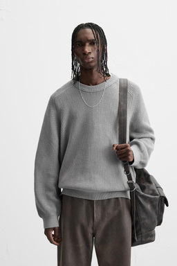 TEXTURED RELAXED FIT SWEATER - Zara фото 10