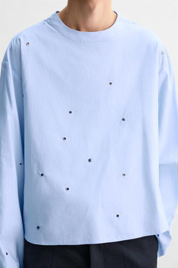 LIMITED EDITION STUDDED SHIRT - Zara фото 6