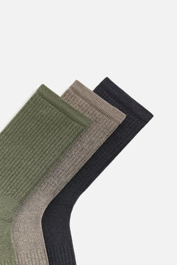 PACK OF 3 RIBBED SOCKS - Zara фото 3