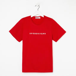 Футболка женская KAFTAN «Провокация», красный, р-р 48-50