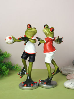 Цена за 2 шт. Фигурка Лягушка спортсмен 18 см / YX29007 /уп 2/24/ - Галеонтрейд фото 5