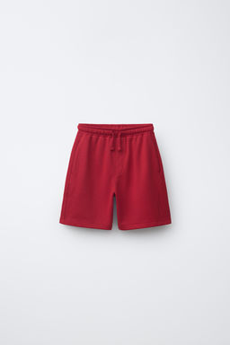 CONJUNTO CAMISETA Y BERMUDA INTERLOCK / Rojo - Zara фото 5