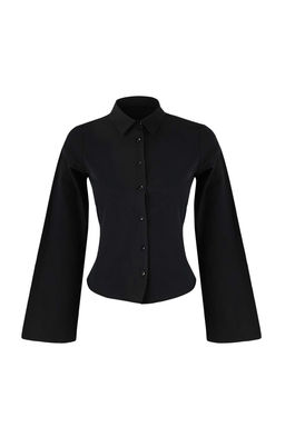 Kahverengi Korse Detayl? Bele Oturan Gomlek TWOAW26GO00055