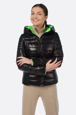 04-2883 Куртка женская демисезонная (G-loft 100) двусторонняя - El podio фото 4