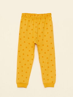 Bisiklet Yaka Uzun Kollu Minnie Mouse Bask?l? K?z Bebek Pijama Tak?m - Waikiki фото 3