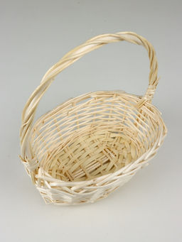 Корзина плетёная для хранения, ива, светлая, набор 3 шт.