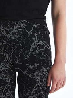 Beli Lastikli Desenli Kad?n Tayt