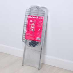 Этажерка напольная 4-х секционная Доляна, на колёсиках, 50×27×79 см, хром