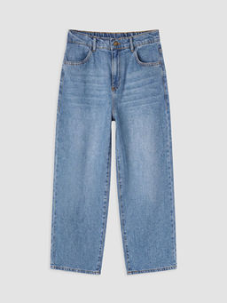 Baggy Fit Erkek ?ocuk Jean Pantolon