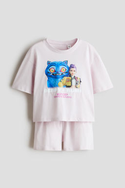 Pijama estampado de algod?n