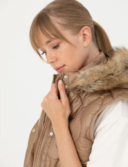 Camel Regular Fit Yelek - Pierre cardin фото 2