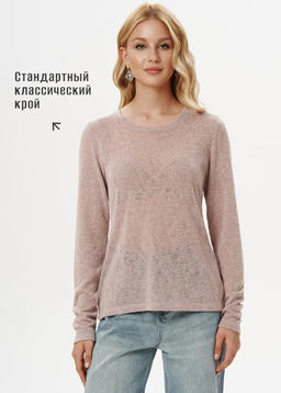 Полупрозрачный лонгслив из мягкого трикотажа-паутинка - Sahar art lab фото 15