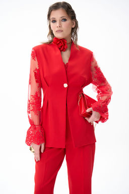 Пиджак Хейзел (красный) - Эльза фото 8