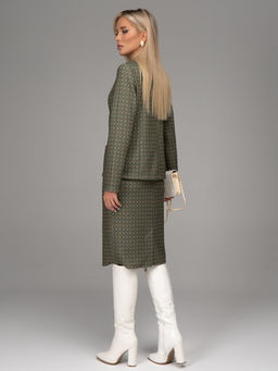 Костюм Шанель (зелёный) - Эльза фото 18