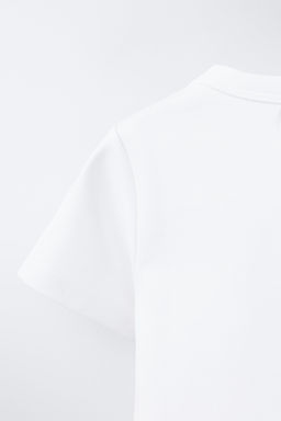 PLAIN INTERLOCK T-SHIRT - Zara фото 12
