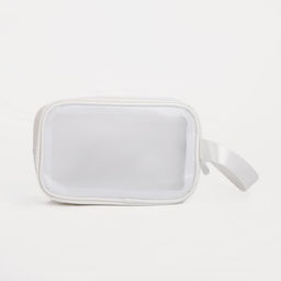 Косметичка на молнии для бассейна, с ручкой, матовая, с принтом Washbag, белая - Simaland фото 2