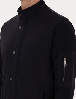 Lacivert Regular Fit Tam Fermuarl_ Sweatshirt - Cacharel фото 7