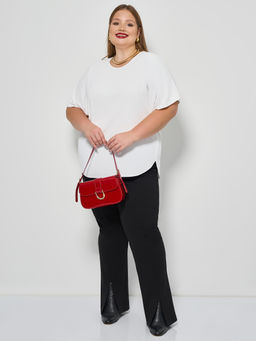 Блузка 0250-1 белый муар