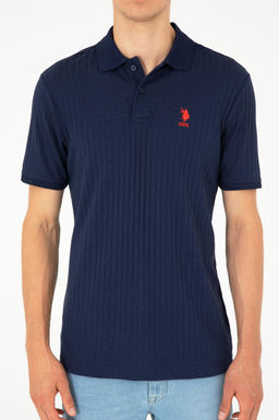 Мужская темно-синяя футболка - U.s. polo assn фото 6