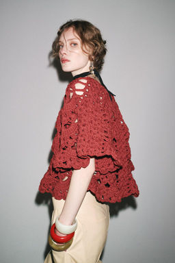 100% LEATHER BALLOON TROUSERS ZW COLLECTION - Zara фото 4