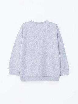 Bisiklet Yaka Uzun Kollu Bask?l? Erkek Bebek Sweatshirt - Waikiki фото 2