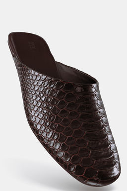 LIMITED EDITION LEATHER MULES - Zara фото 8