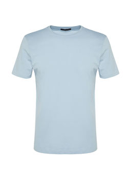 TRENDYOL MAN Beyaz Slim/Dar Kesim K?sa Kollu %100 Pamuklu Bisiklet Yaka T-Shirt TMNSS19BO0001 - Trendyolmilla фото 6