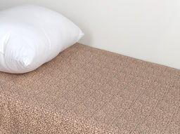 7651 Плед 240*220 цв. бежево-коричневый рис. 541402