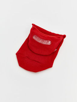 Kalp Desenli Kad?n Babet ?orap 3l?