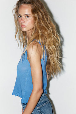 RUFFLED KNIT TOP - Zara фото 3