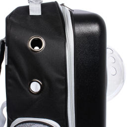 Рюкзак - переноска для животных "СТИЛЬНЫЙ БРО", цвет синий, 32*17*42/до13кг (Пакет и Лейбл)