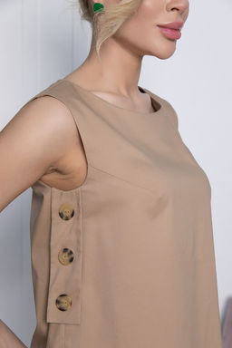 Платье Детали лета (бежевое) П13437-2М - Lt collection фото 4