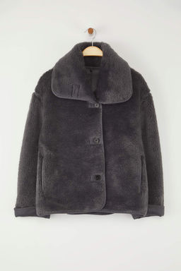 Antrasit Oversize Kal?p Pelus Mont TWOAW26MO00062