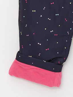 Beli Lastikli Desenli Polar Astarl? K?z ?ocuk Pantolon - Waikiki фото 3